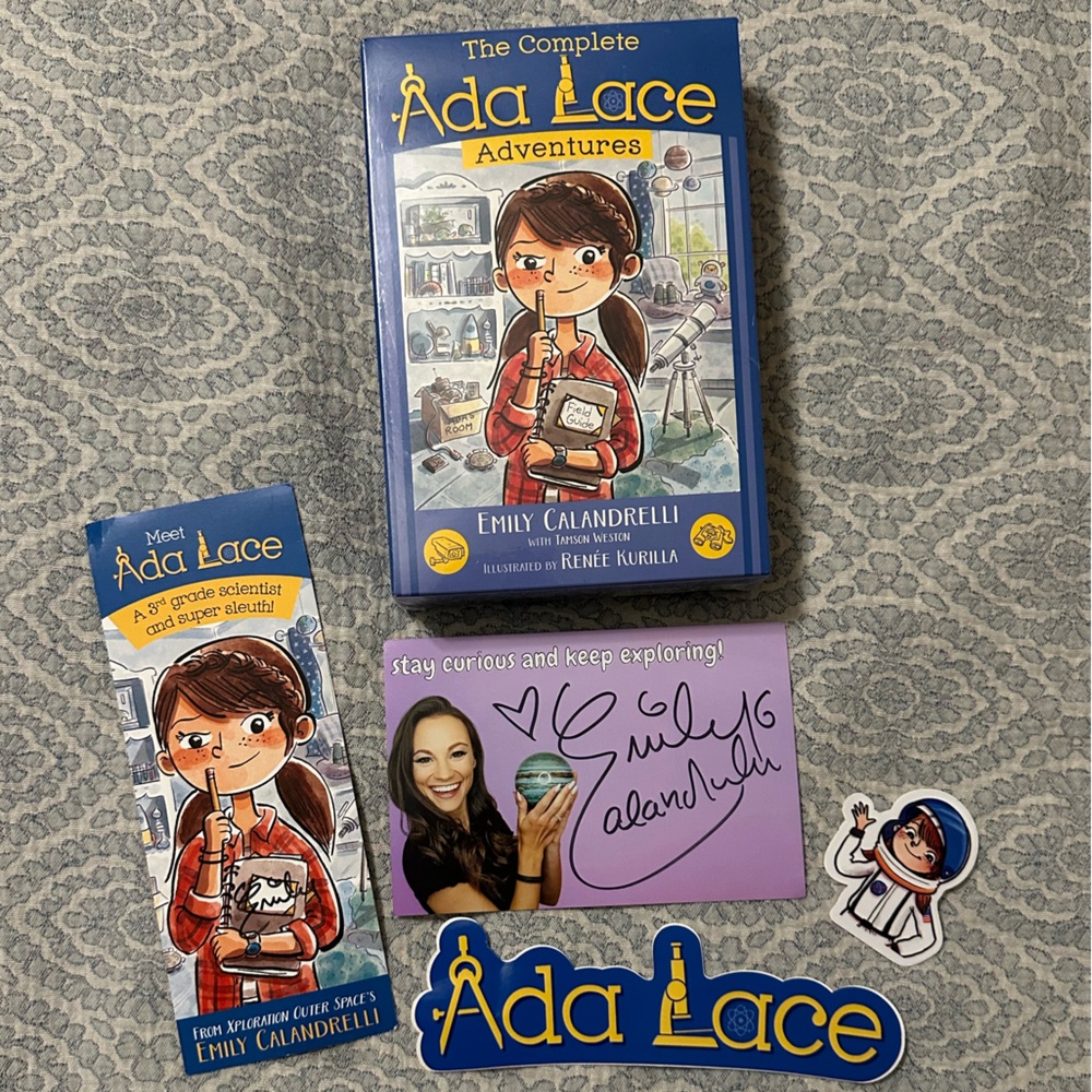Ada Lace Adventures Book Set with Author signature